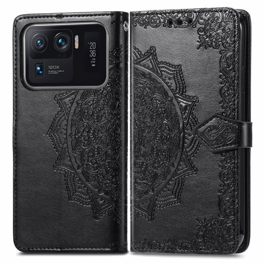 Mandala Embossing Pattern Horizontal Flip Leather Case with Holder & Card Slots & Wallet & Lanyard