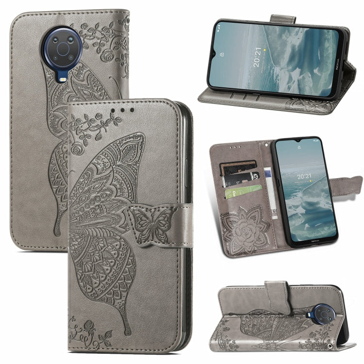 Butterfly Love Flower Embossed Horizontal Flip Leather Case with Bracket / Card Slot / Wallet / Lanyard
