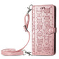 Cute Cat and Dog Embossed Horizontal Flip Leather Case with Holder & Card Slots & Wallet & Crossbody Lanyard & Card Cover