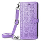 Cute Cat and Dog Embossed Horizontal Flip Leather Case with Holder & Card Slots & Wallet & Crossbody Lanyard & Card Cover