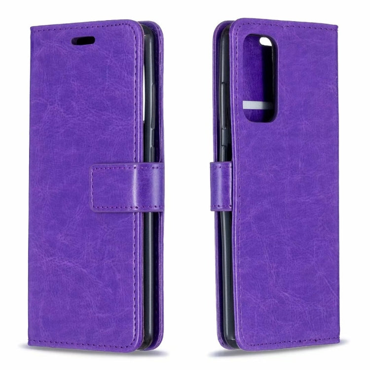 For Samsung Galaxy S21 Ultra Crazy Horse Texture Horizontal Flip Leather Case with Holder & Card Slots & Wallet & Photo Frame