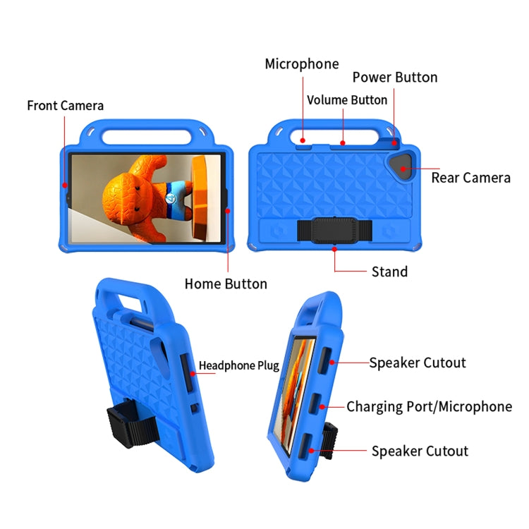 Diamond Series EVA Anti-Fall Shockproof Sleeve Protective Shell Case with Holder & Strap