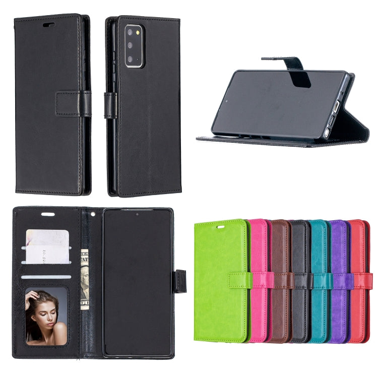For Samsung Galaxy A32 4G Crazy Horse Texture Horizontal Flip Leather Case with Holder & Card Slots & Wallet & Photo Frame