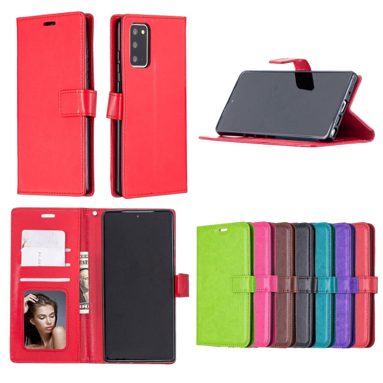 For Samsung Galaxy A52 5G / 4G Crazy Horse Texture Horizontal Flip Leather Case with Holder & Card Slots & Wallet & Photo Frame