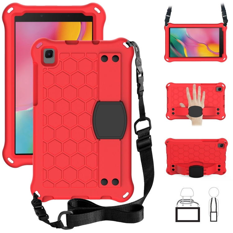 Honeycomb Design EVA + PC Material Four Corner Anti Falling Flat Protective Shell with Strap