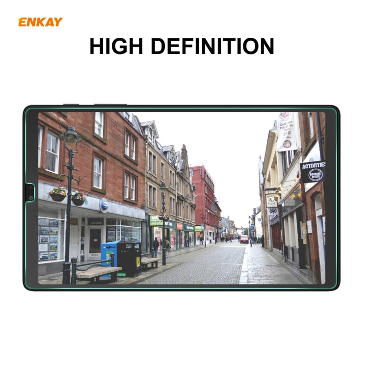 For Samsung Galaxy Tab A7 Lite 8.7 T220 / T225 ENKAY Hat-Prince 0.33mm 9H Surface Hardness 2.5D Explosion-proof Tempered Glass Protector Film