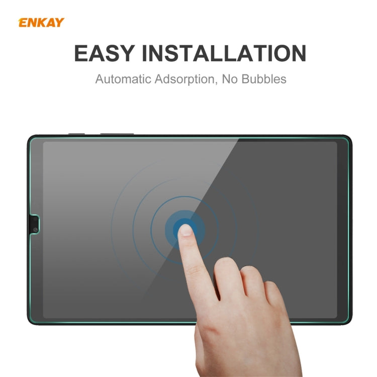 For Samsung Galaxy Tab A7 Lite 8.7 T220 / T225 ENKAY Hat-Prince 0.33mm 9H Surface Hardness 2.5D Explosion-proof Tempered Glass Protector Film