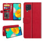 For Samsung Galaxy M32 R64 Texture Single Horizontal Flip Protective Case with Holder & Card Slots & Wallet& Photo Frame