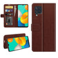 For Samsung Galaxy M32 R64 Texture Single Horizontal Flip Protective Case with Holder & Card Slots & Wallet& Photo Frame