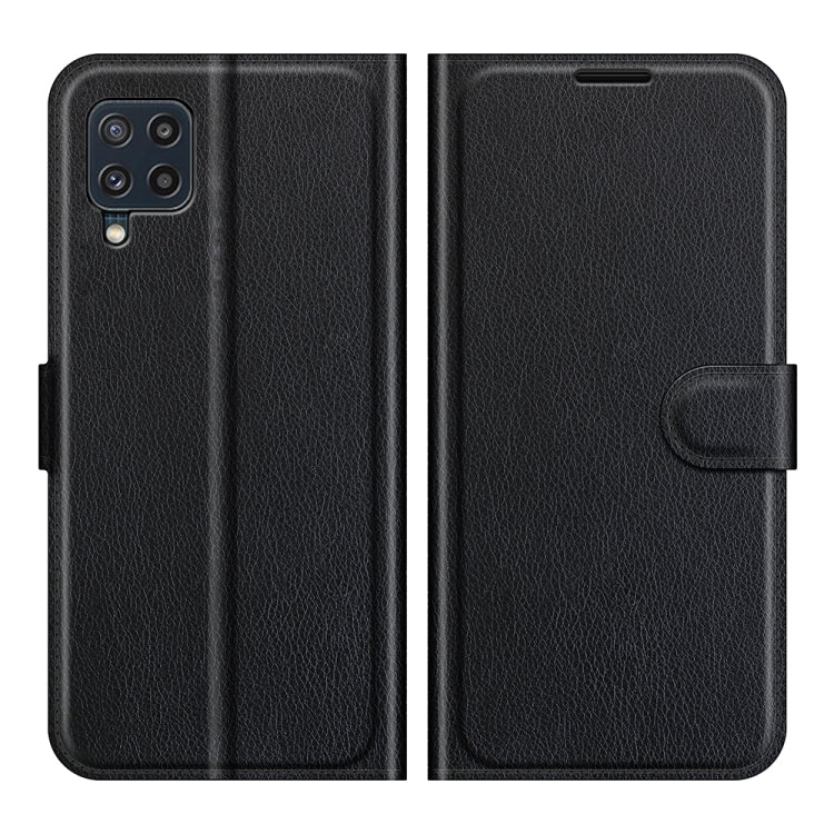 For Samsung Galaxy M32 Litchi Texture Horizontal Flip Protective Case with Holder & Card Slots & Wallet