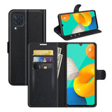 For Samsung Galaxy M32 Litchi Texture Horizontal Flip Protective Case with Holder & Card Slots & Wallet