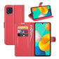 For Samsung Galaxy M32 Litchi Texture Horizontal Flip Protective Case with Holder & Card Slots & Wallet