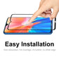 2 PCS ENKAY Hat-Prince Full Glue 0.26mm 9H 2.5D Tempered Glass Screen Protector Full Coverage Film