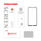2 PCS ENKAY Hat-Prince Full Glue 0.26mm 9H 2.5D Tempered Glass Screen Protector Full Coverage Film