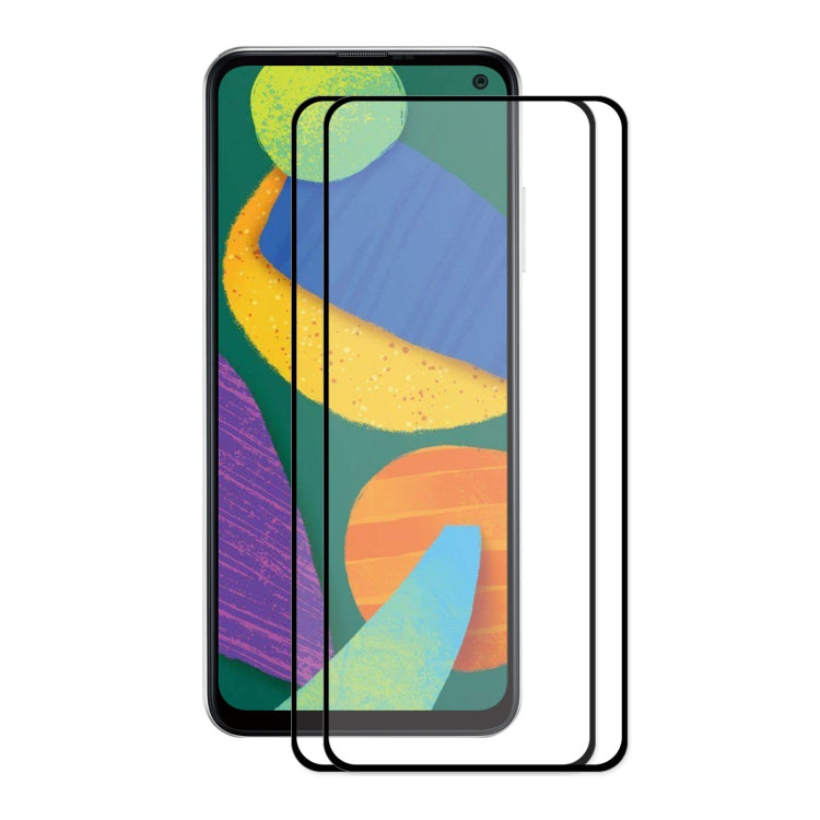 2 PCS ENKAY Hat-Prince Full Glue 0.26mm 9H 2.5D Tempered Glass Screen Protector Full Coverage Film