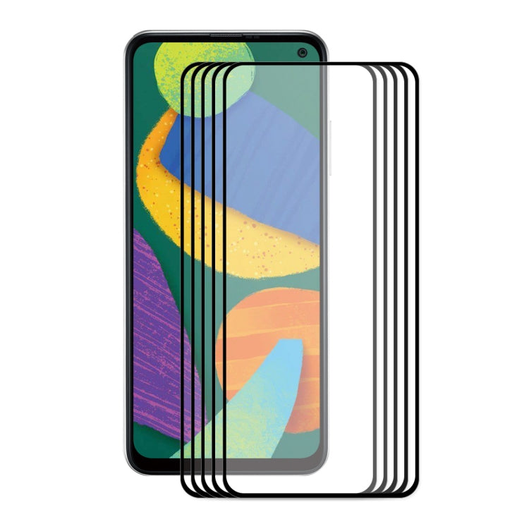 5 PCS ENKAY Hat-Prince Full Glue 0.26mm 9H 2.5D Tempered Glass Screen Protector Full Coverage Film