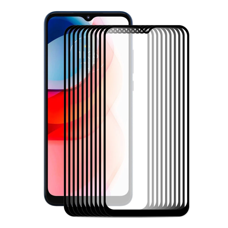 10 PCS ENKAY Hat-Prince Full Glue 0.26mm 9H 2.5D Tempered Glass Screen Protector Full Coverage Film