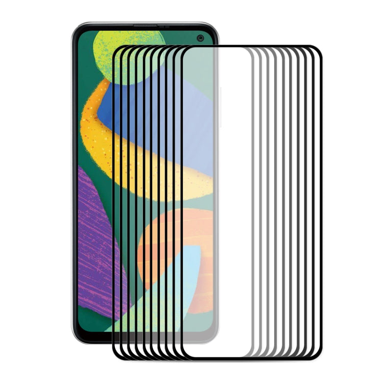 10 PCS ENKAY Hat-Prince Full Glue 0.26mm 9H 2.5D Tempered Glass Screen Protector Full Coverage Film