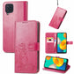 Four-leaf Clasp Embossed Buckle Mobile Phone Protection Leather Case with Lanyard & Card Slot & Wallet & Bracket Function