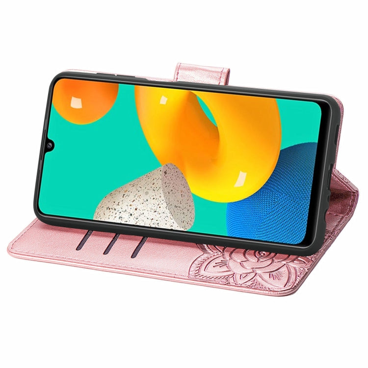 Butterfly Love Flowers Embossed Horizontal Flip Leather Case with Holder & Card Slots & Wallet & Lanyard