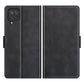For Samsung Galaxy F12 / M12 Dual-side Magnetic Buckle Horizontal Flip Leather Case with Holder & Card Slots & Wallet