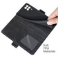 For Samsung Galaxy F12 / M12 Dual-side Magnetic Buckle Horizontal Flip Leather Case with Holder & Card Slots & Wallet