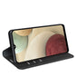 For Samsung Galaxy F12 / M12 Retro-skin Business Magnetic Suction Leather Case with Holder & Card Slots & Wallet