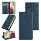 For Samsung Galaxy F12 / M12 Retro-skin Business Magnetic Suction Leather Case with Holder & Card Slots & Wallet