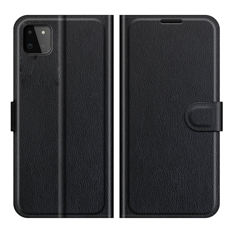 For Samsung Galaxy A22 5G Litchi Texture Horizontal Flip Protective Case with Holder & Card Slots & Wallet