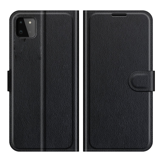 For Samsung Galaxy A22 5G Litchi Texture Horizontal Flip Protective Case with Holder & Card Slots & Wallet
