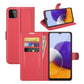 For Samsung Galaxy A22 5G Litchi Texture Horizontal Flip Protective Case with Holder & Card Slots & Wallet