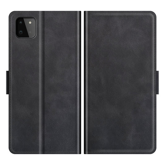 For Samsung Galaxy A22 5G Dual-side Magnetic Buckle Horizontal Flip Leather Case with Holder & Card Slots & Wallet