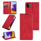 For Samsung Galaxy A22 5G Retro-skin Business Magnetic Suction Leather Case with Holder & Card Slots & Wallet