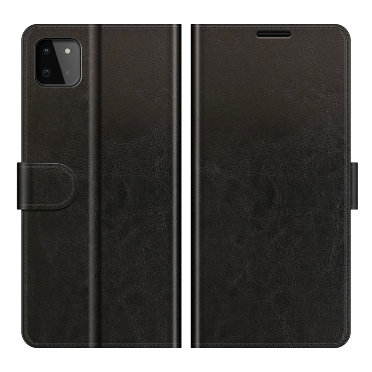 For Samsung Galaxy A22 5G R64 Texture Single Horizontal Flip Protective Case with Holder & Card Slots & Wallet& Photo Frame