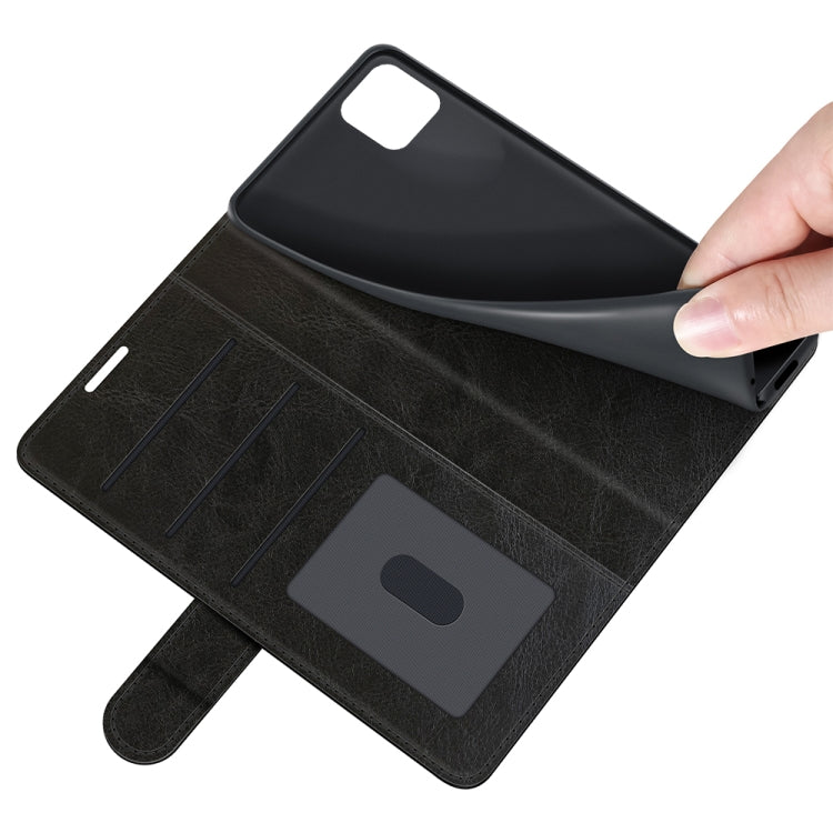 For Samsung Galaxy A22 5G R64 Texture Single Horizontal Flip Protective Case with Holder & Card Slots & Wallet& Photo Frame