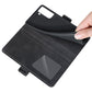 For Samsung Galaxy S21 FE Dual-side Magnetic Buckle Horizontal Flip Leather Case with Holder & Card Slots & Wallet
