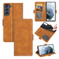 For Samsung Galaxy S21 FE Dual-side Magnetic Buckle Horizontal Flip Leather Case with Holder & Card Slots & Wallet