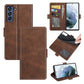 For Samsung Galaxy S21 FE Dual-side Magnetic Buckle Horizontal Flip Leather Case with Holder & Card Slots & Wallet