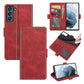 For Samsung Galaxy S21 FE Dual-side Magnetic Buckle Horizontal Flip Leather Case with Holder & Card Slots & Wallet