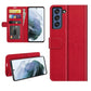For Samsung Galaxy S21 FE R64 Texture Single Horizontal Flip Protective Case with Holder & Card Slots & Wallet& Photo Frame