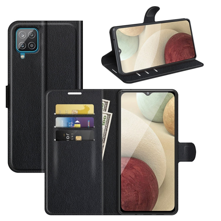 For Samsung Galaxy A22 4G Litchi Texture Horizontal Flip Protective Case with Holder & Card Slots & Wallet