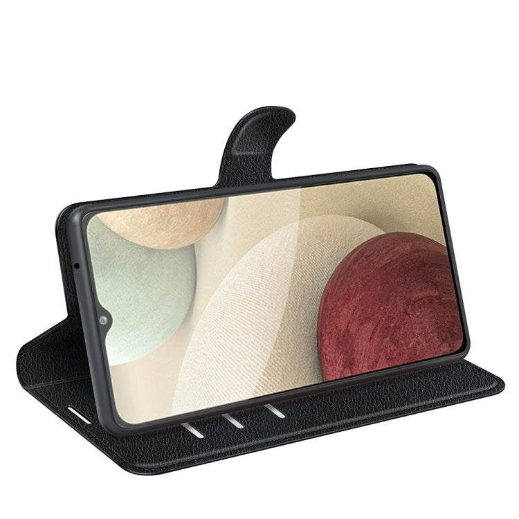 For Samsung Galaxy A22 4G Litchi Texture Horizontal Flip Protective Case with Holder & Card Slots & Wallet