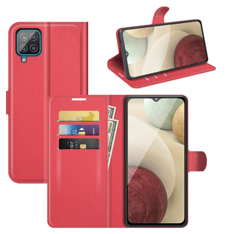 For Samsung Galaxy A22 4G Litchi Texture Horizontal Flip Protective Case with Holder & Card Slots & Wallet