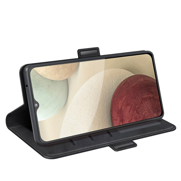 For Samsung Galaxy A22 4G Dual-side Magnetic Buckle Horizontal Flip Leather Case with Holder & Card Slots & Wallet