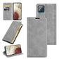 For Samsung Glaxy A22 4G Retro-skin Business Magnetic Suction Leather Case with Holder & Card Slots & Wallet