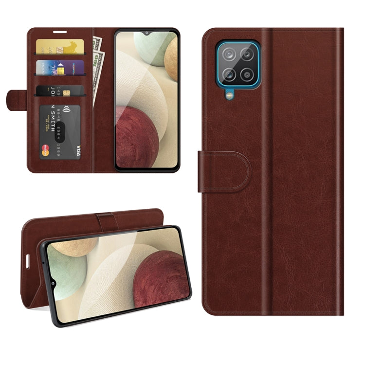 For Samsung Glaxy A22 4G R64 Texture Single Horizontal Flip Protective Case with Holder & Card Slots & Wallet& Photo Frame
