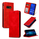 Retro Skin Feel Business Magnetic Horizontal Flip Leather Case for Samsung Galaxy S10 E