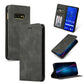 Retro Skin Feel Business Magnetic Horizontal Flip Leather Case for Samsung Galaxy S10 E