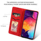 Retro Skin Feel Business Magnetic Horizontal Flip Leather Case for Samsung Galaxy A50三星