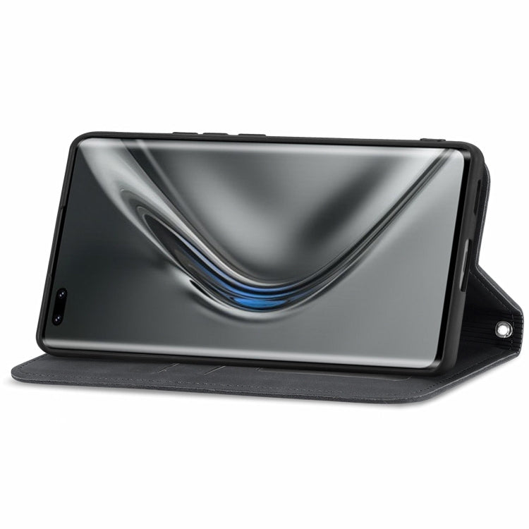 Retro Skin Feel Business Magnetic Horizontal Flip Leather Case with Holder & Card Slots & Wallet & Photo Frame